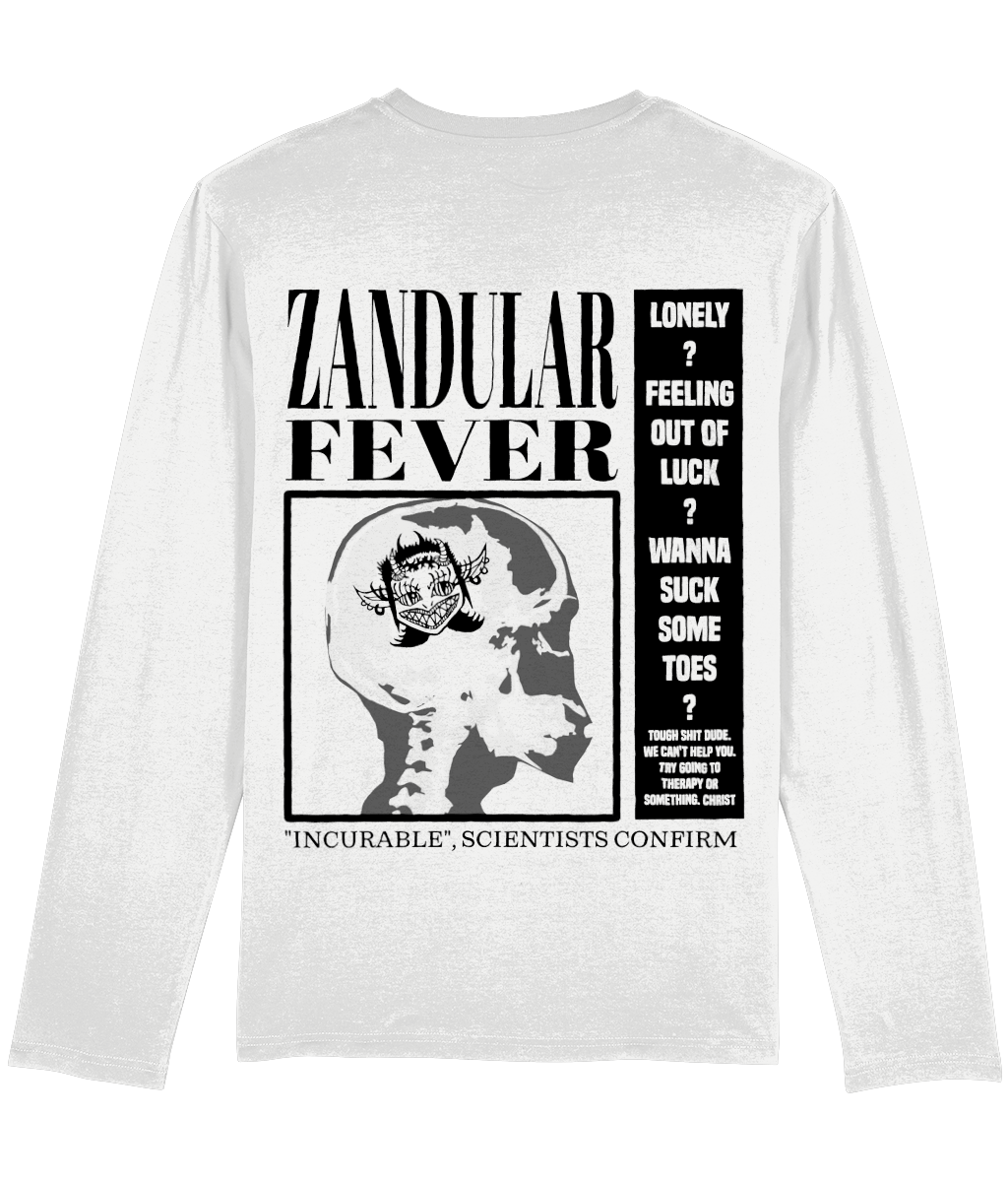 TABLOID DOUBLE-SIDED LONGSLEEVE (WHITE)