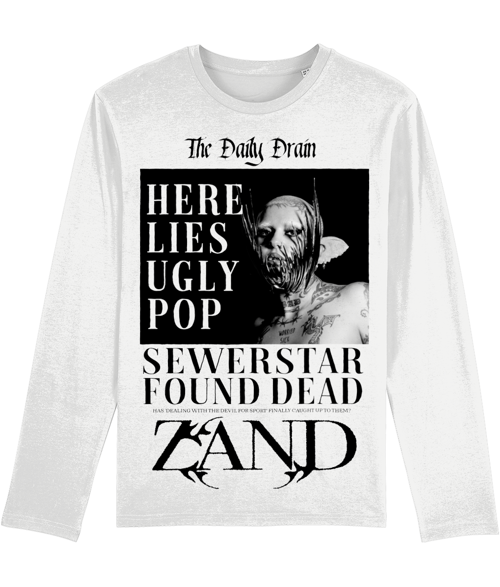 TABLOID DOUBLE-SIDED LONGSLEEVE (WHITE)
