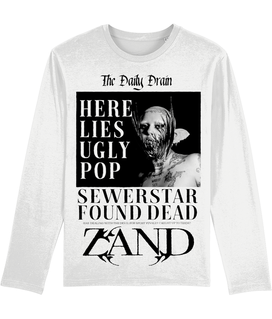 TABLOID DOUBLE-SIDED LONGSLEEVE (WHITE)